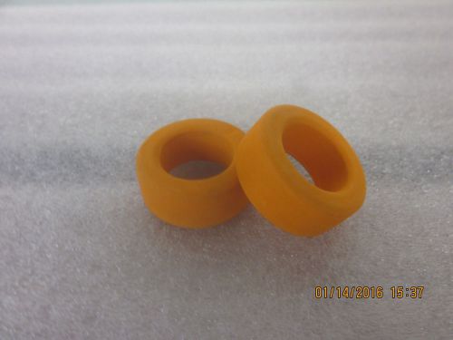 2 Pcs Round Toroid Ferrite Cores Orange 37mm x 22mm x 15mm