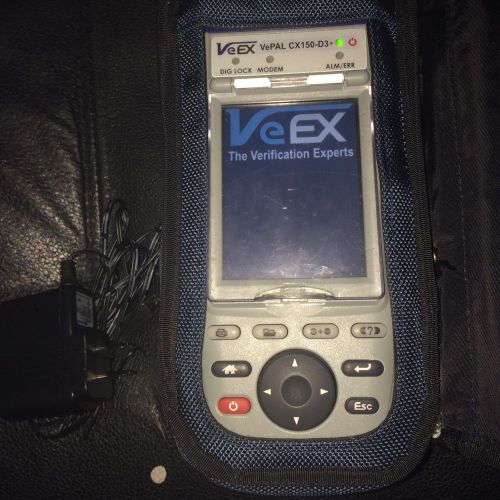 VeEx Vepal CX-150+ D3 Docsis 3.0 Triple Play Cable Meter