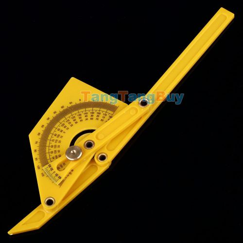 Hq angle engineer protractor finder measure arm ruler gauge tool+ brass fittings for sale