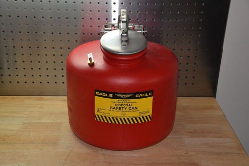 Eagle 1519 Safety Disposal Can Non Metallic Flammable Liquids