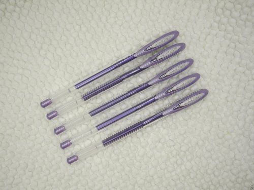 (8 Pens Pack) Uni-Ball Signo Noble Metal 0.8mm Roller ball pen Violet smooth