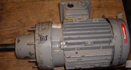 Loher .9 Kw , 1685 rpm With Cyclo Reducer , # XFMG , Used