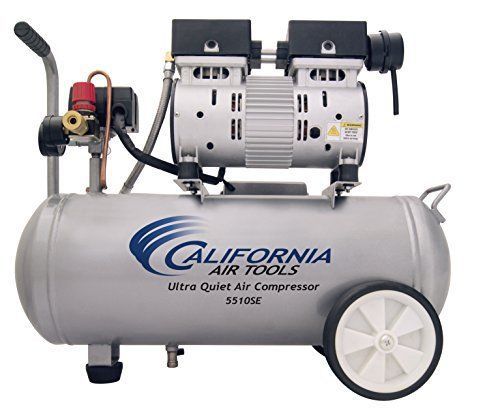 California portable air compressors air tools 5510se ultra quiet and oil-free for sale