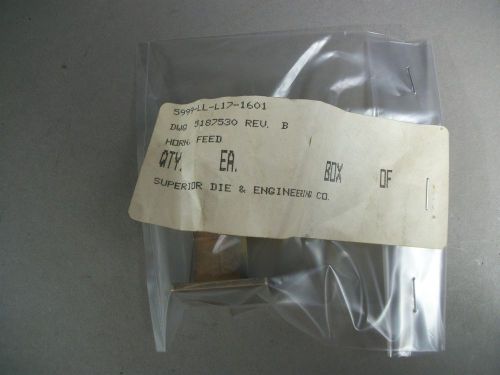 Superior Die &amp; Engineering 5999-LL-L17-1601 / HTC  5187530 Feed Horn - NEW