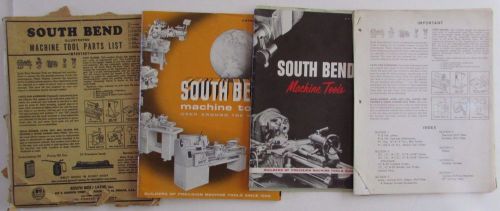 1960 1966 South Bend Lathe Machine Tools Catalogs &amp; Parts List