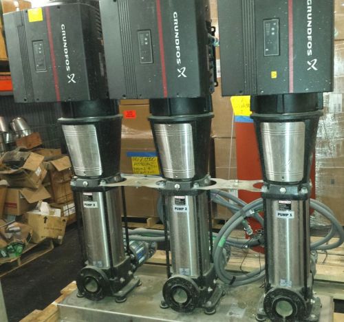 3-grunfos cre32-6-2-a-g-a-ehqe 25hp 3ph 230/460v cast iron  centrifugal pumps for sale