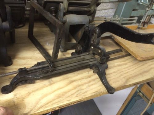 Letter Press Slug Cutter