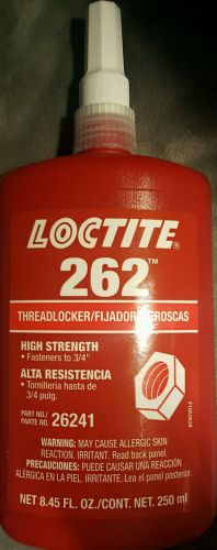 LOCTITE 262  Threadlocker High Strength Container Size: 250 ml.