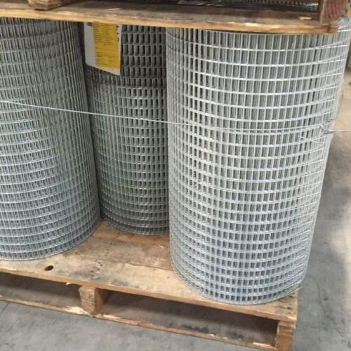 .5x1&#034; 16g 24&#034;x100&#039; galvanized welded wire mesh rolls (gaw) for sale