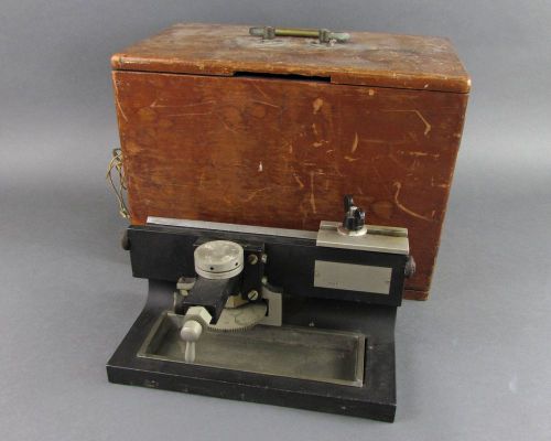 Bausch and Lomb B&amp;L Small Sliding Microtome with Freezing Attachment