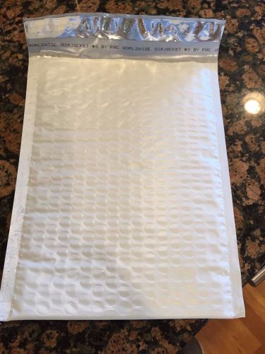25 #0 6.5x10 Poly Bubble Envelopes Mailers Air Jacket CD/DVD 6x9 USA Made
