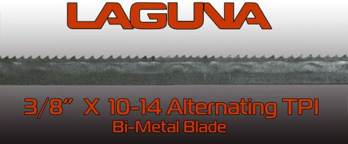 3/8&#034; x 10-14 tpi x 82&#034; bimetal bandsaw blade laguna tools metal cutting blade for sale