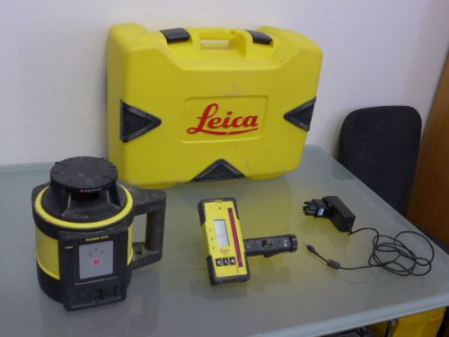 Leica Rugby 810 with RodEye Classic 140 rotary laser level calibrated
