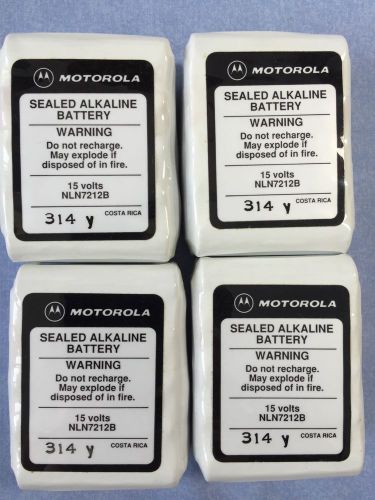 Motorola mt500 sealed 10 cell alkaline battery 15 volt nln7212b handheld for sale