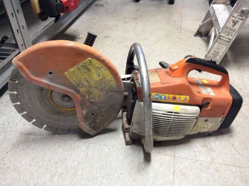 *preowned* stihl ts 400 14&#034; cut quick concrete gas powered cut-off saw for sale