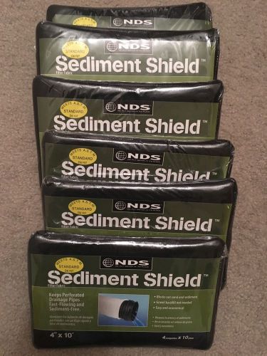 NDS Sediment Shield Filter Fabric LOT of (6) 4&#034; X 10 ft NEW