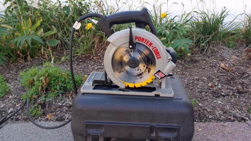 Porter Cable Model 347 7 1/4&#034; Heavy-Duty Circular Saw -Made in the USA VERY NICE