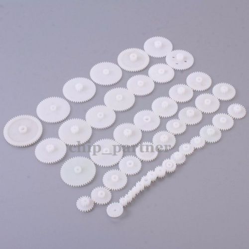 Plastic Gear Kits 46Kinds Single/Double Layer Shaft Gear For DIY Accessories