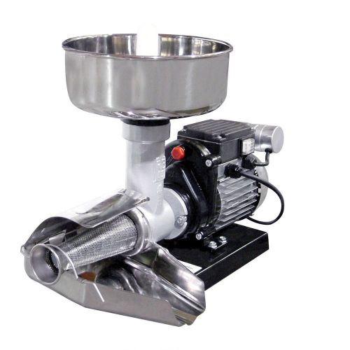 Tomato Mill Electric 1/3 hp 400W Stainless Steel