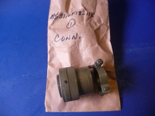 CANNON MILITARY CONNECTOR,PLUG MS3116F18-11S NSN 5935-00-013-9392
