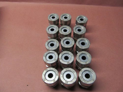 15 APPLETON 3/4 &#034; CABLE/CORD CONNECTORS.250 TO .375 CG3775S   6- LOTS LEFT