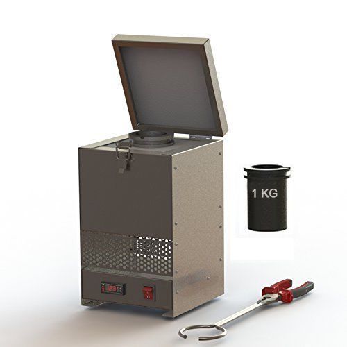 Stainless Steel Tabletop Melting Furnace with 1kg Crucible 110 Volt - HD-2341SS