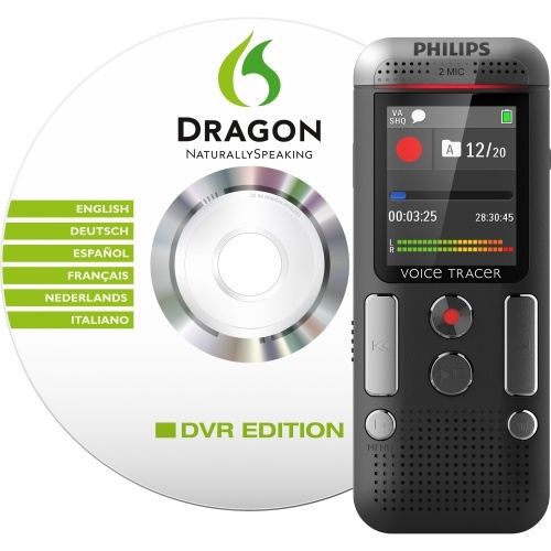 NEW Philips DVT2700 Digital Recorder with Speech Recognition Software and 2Mic