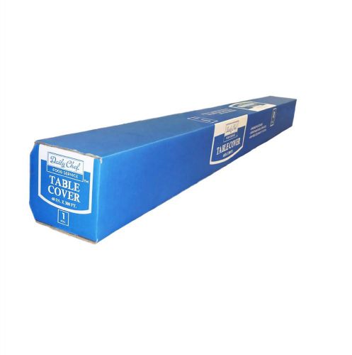 Daily Chef Table Cover Roll 40&#034; x 300&#039; Waterproof Plastic Easily Cut To Fit
