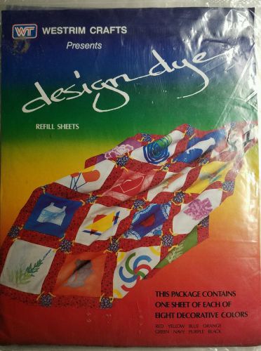 WESTRIM CRAFTS DESIGN DYE REFILL SHEETS #203 7 Packages 56 Sheets