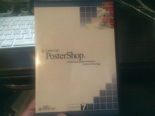 Onyx PosterShop Version 7.0 RIP Software dongle and discs