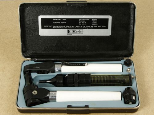 Keeler Vintage Ophthalmoscope &amp; Otoscope Set Made in England