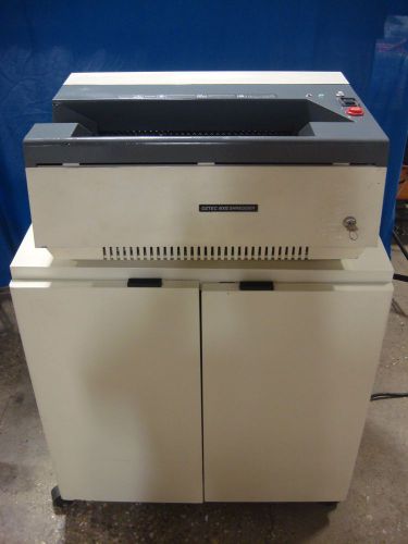 Oztec 800i heavy duty commercial paper shredder 43 sheet t2229280 for sale