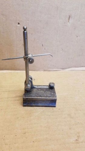 Starrett 56a small surface gauge hardened steel base, 4&#034; spindle with scribe for sale