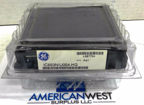 General Electric GE Fanuc IC693NIU004-HG CPU Module W/ Ethernet Comm NEW NIU 004