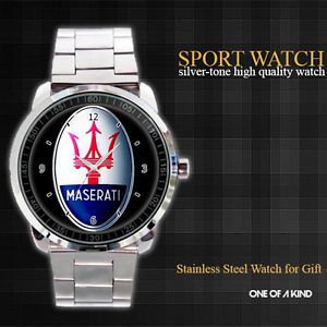 maserati logo sport Metal Watch