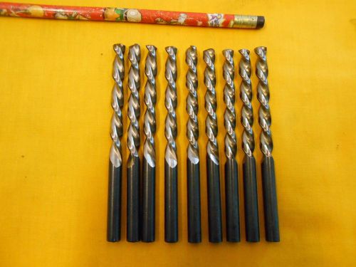 LOT of 9 NEW METRIC JOBBER LENGTH DRILL BITS left hand hss GUHRING 7.3mm LH