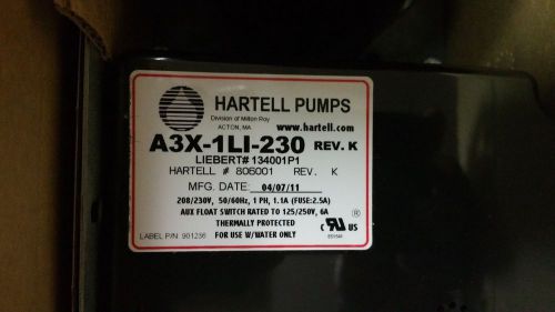 Hartell Condensate  pump A3X-1L1-230