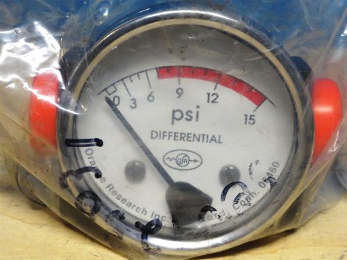 Orange research 1201pg-1a-2.5b * in-line differential gauge 0-15 psid 1/4&#034; (new) for sale