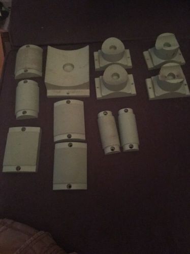 Lot Of 12 Mcelroy  Fusion Machine Plastic heater plate adapters &amp; Cncv Serr H/a