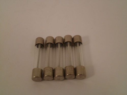 LITTLEFUSE *SET OF 5* GLASS FUSES 3-2/10 AMPS/ 250 VOLTS #313 *NEW/OLD SURPLUS*