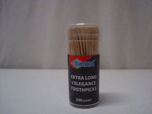 Diamond Elegance Long Toothpicks, 250-Count