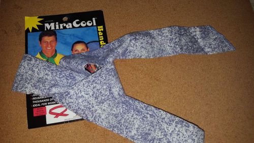 NEW ORIGINAL MIRACOOL COOLING BANDANAS DENIM BLUE - MS92611