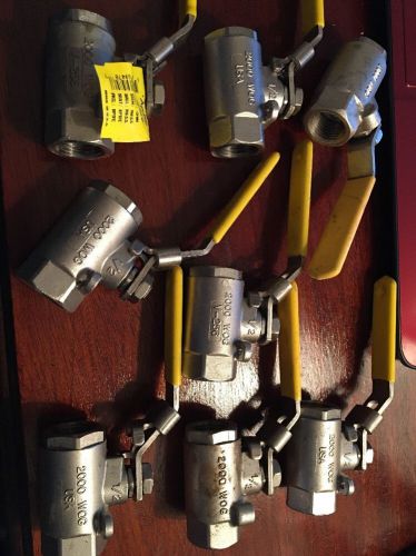 1/2 inch apollo steel ball valve lot of 8 for sale