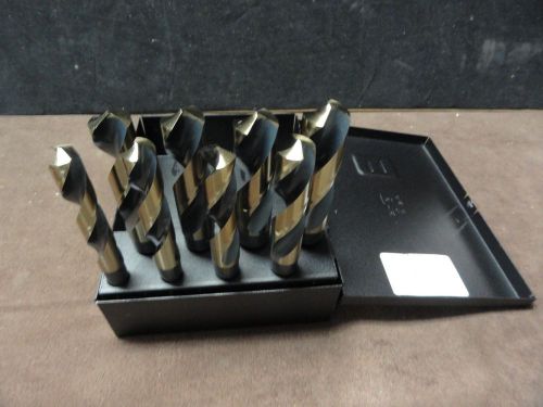 92400 Norseman / Fastenal 8pc Drill Bit Set Super Premium 9/16-1&#034; (see remarks)