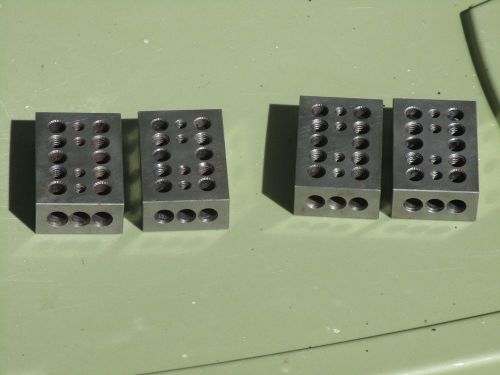 2 sets matching machinist tool maker steel set up blocks - milling or whatever !