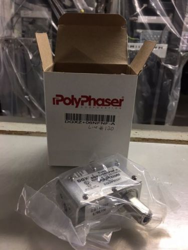 POLYPHASER DGXZ+06NFNF-A 800MHz TO 2500MHz Tower Top Protector DC Pass NEW