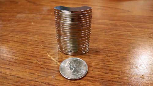 LOT OF 24 Identical Neodymium Rare Earth Hard Drive Magnets STRONG MAGNET