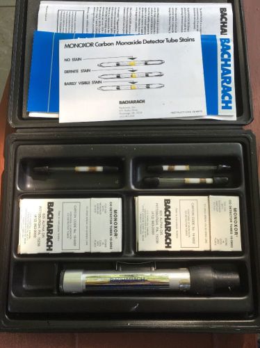 Bacharach 19-7021 CO Carbon Monoxide Detector Sampler Kit Monoxor