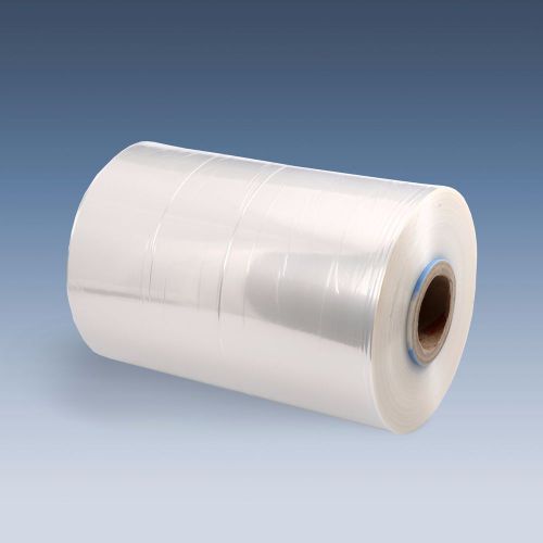 Heat shrink wrap film tubing pvc 100 gauge 1500 feet roll (clear 12&#034;/14&#034;) 1 roll for sale