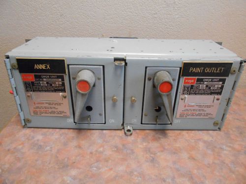 FEDERAL PACIFIC ELECTRIC QMQB FUSIBLE PANELBOARD CAT. NO. QMQB6622R